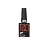 ibd Flash Gel Eons in 15mL bottle, LED/UV flash gel polish in a copper brown glitter shade for bold manicures.